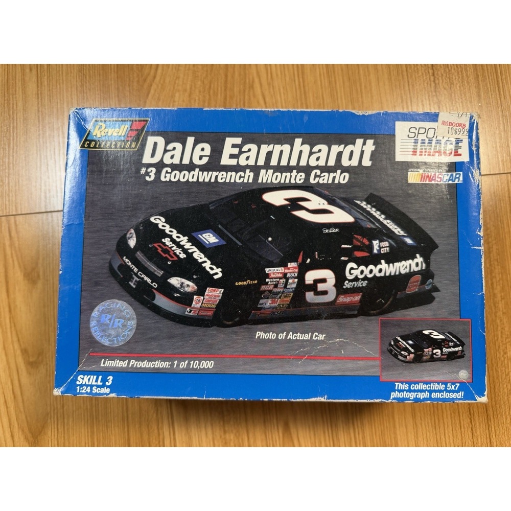 Revell Collection 1/24 Dale Earnhardt #3 Goodwrench Monte Carlo Model Kit COA